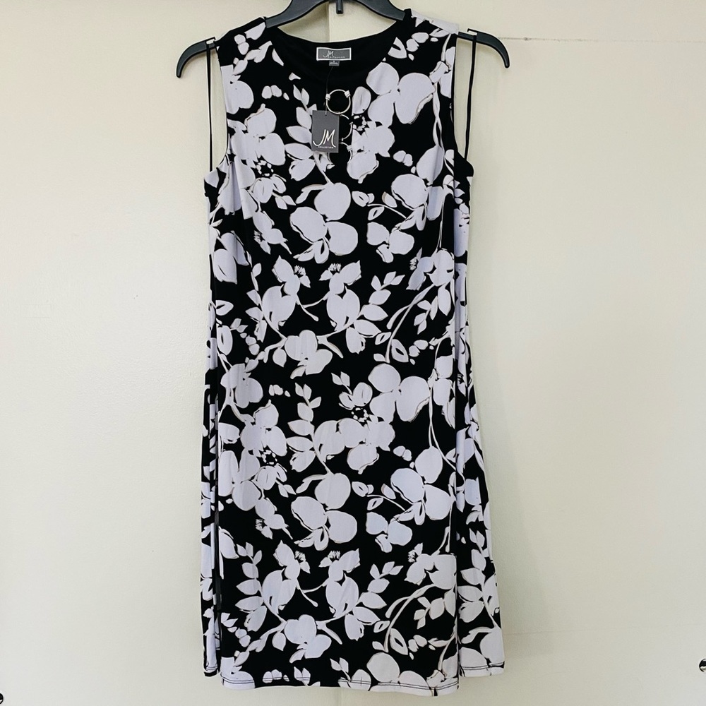 JM Collection dress. Size S. Formal dress. Color block dress Office wear MIDI
